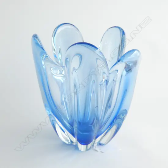 A Murano style art glass vase,
